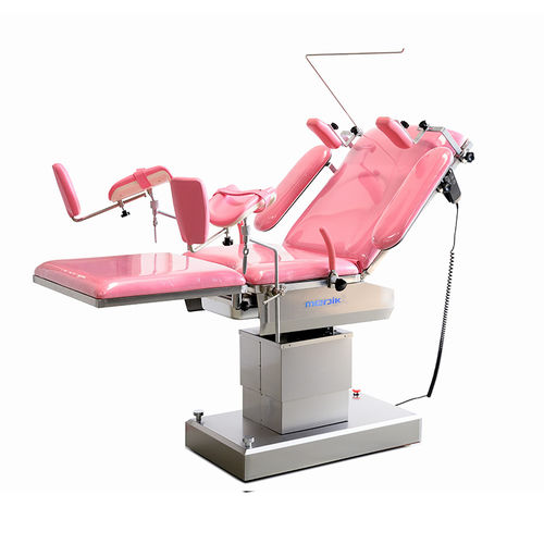Lettino per visita ginecologica - MC-D10 - Zhangjiagang Medi Medical Equipment - idraulico / ad altezza regolabile / con schienale regolabile