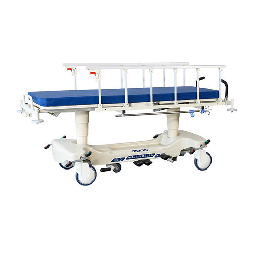 Barella con carrello da trasporto - YA-PS02E - Zhangjiagang Medi Medical Equipment - di emergenza / per convalescenza / idraulica