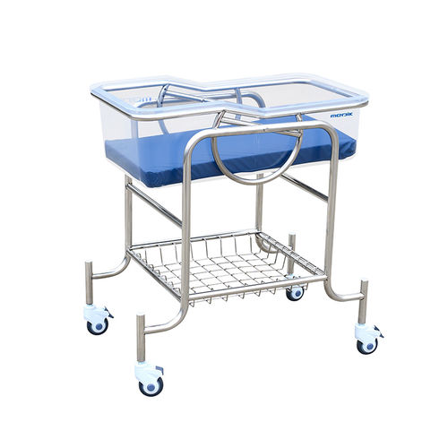 Culla pediatrica per neonato - MK-B07 - Zhangjiagang Medi Medical Equipment - Trendelenburg / anti-Trendelenburg / in acciaio inossidabile