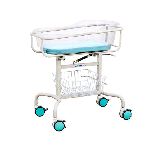 Culla pediatrica anti-Trendelenburg - MK-B03 - Zhangjiagang Medi Medical Equipment - in acciaio inossidabile / trasparente