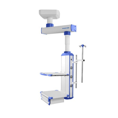 Braccio di distribuzione a soffitto - MD-S3 - Zhangjiagang Medi Medical Equipment - per terapia intensiva / con ripiani / con colonne