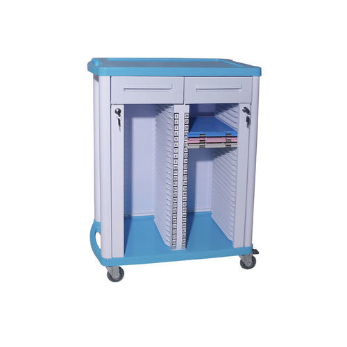 Carrello ospedaliero - MK-P15 - Zhangjiagang Medi Medical Equipment - per cartelle mediche / per trattamenti / in plastica