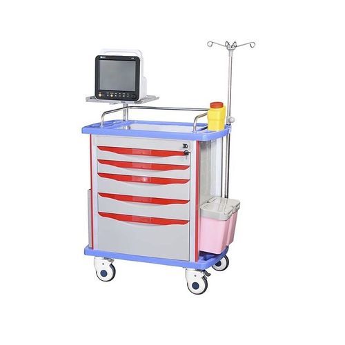 Carrello medico - MK-P02 - Zhangjiagang Medi Medical Equipment - per terapia intensiva / portamedicinali / per strumenti