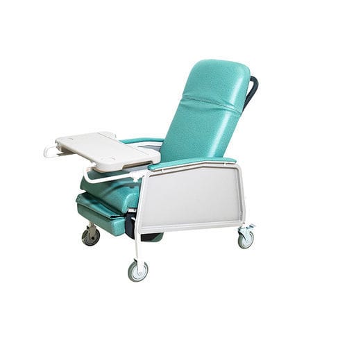 Poltrona da riposo inclinabile - YA-DS-R01 - Zhangjiagang Medi Medical Equipment - ergonomica / manuale / con rotelle