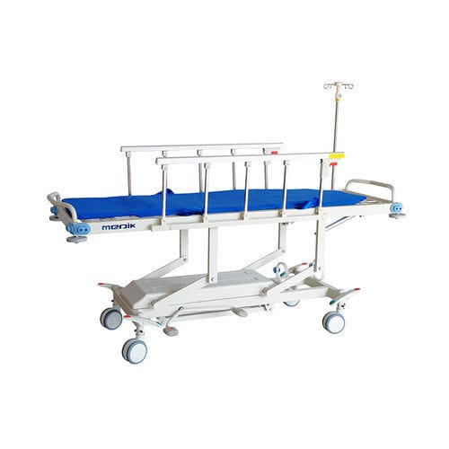 Barella con carrello di emergenza - YA-PS06 - Zhangjiagang Medi Medical Equipment - passamalati / pneumatica / idraulica