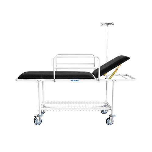 Barella con carrello passamalati - YA-PS10 - Zhangjiagang Medi Medical Equipment - manuale / ad altezza regolabile / con schienale regolabile