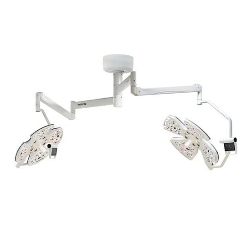 Lampada scialitica a soffitto - MK-D700500B - Zhangjiagang Medi Medical Equipment - LED / 2 bracci / 220 V/50 Hz
