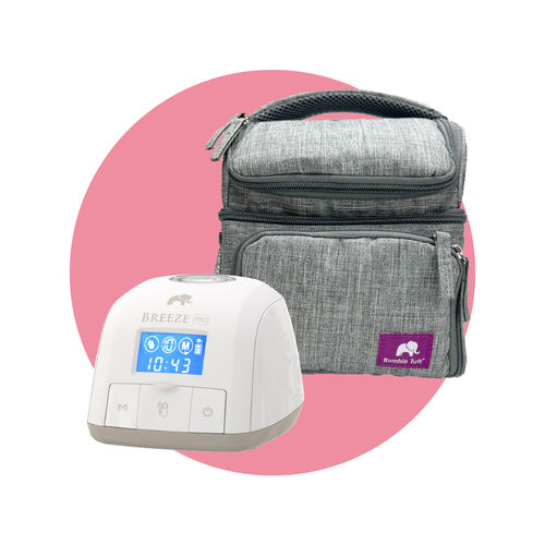 Tiralatte elettrico - Breeze Pro - Rumble Tuff - con doppia pompa
