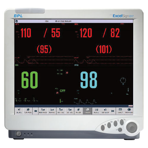 Monitor paziente modulare - EXCELSIGN E17 - BPL Medical Technologies - etCO2 / PNI / SpO2
