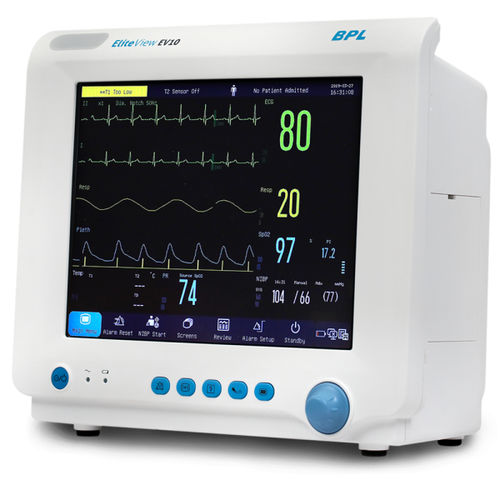 Monitor compatto per paziente - ELITEVIEW EV10 - BPL Medical Technologies - ECG / RESP / TEMP