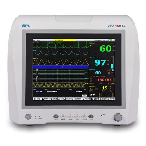Monitor portatile per paziente - BPL VIVID VUE - BPL Medical Technologies - RESP / ECG / di temperatura
