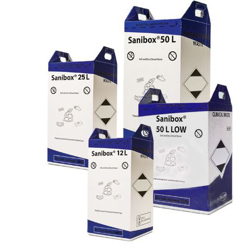 Contenitore per rifiuti - SANIBOX® pharmi - Daniels Healthcare - in cartone / sicuro