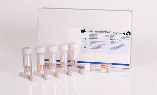 Test rapido della diarrea - FASTest® CRYPTO-ROTA D2T - MEGACOR Diagnostik - veterinario / per antigeni / di piombo