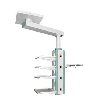 Braccio di distribuzione a soffitto - Pratibha Medinox - per endoscopia / per terapia intensiva / semplice
