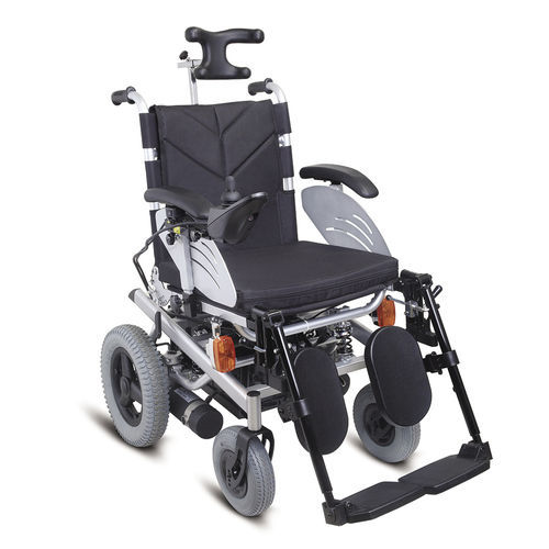 Sedia a rotelle elettrica - DP-123GC - Guangdong Dongpin Beauty & Medical Technology - da esterno / pieghevole / ad altezza regolabile