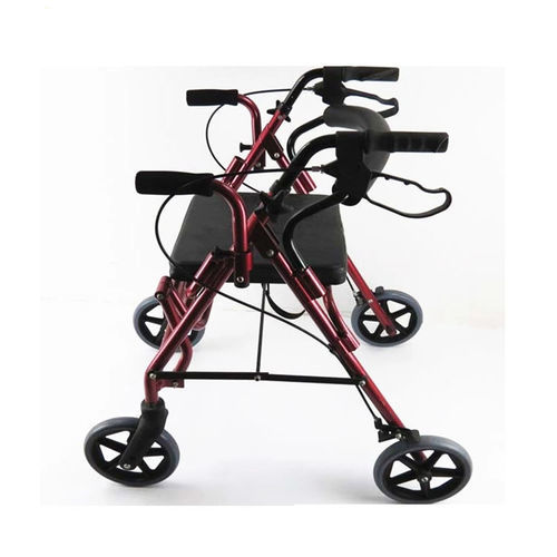 Deambulatore rollator a 4 ruote - DP-SC5010 - Guangdong Dongpin Beauty & Medical Technology - telaio in alluminio / con sedile / pieghevole