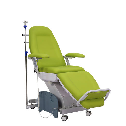 Poltrona per emodialisi elettrica - DP-YS145 - Guangdong Dongpin Beauty & Medical Technology - a 3 sezioni / non specificato / con rotelle
