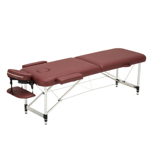 Lettino da massaggio meccanico - DP-2723-123 - Guangdong Dongpin Beauty & Medical Technology - portatile / con poggiatesta / con braccioli