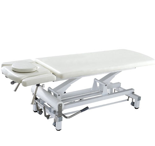 Lettino da massaggio idraulico - DP-H507 - Guangdong Dongpin Beauty & Medical Technology - con poggiatesta / con schienale ad altezza regolabile / a 2 sezioni