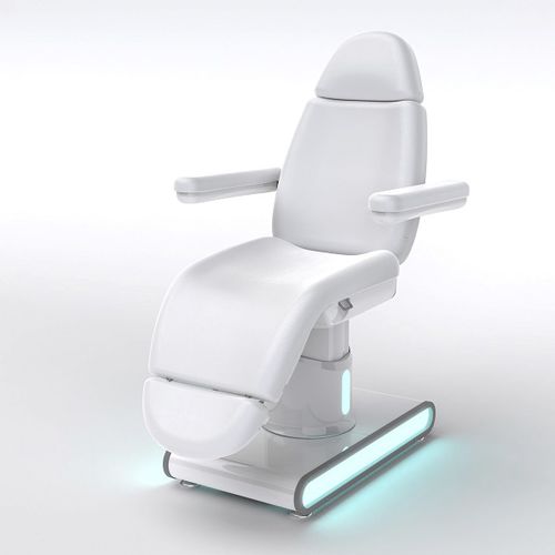 Poltrona elettrica per trattamenti clinici - DP-L435 - Guangdong Dongpin Beauty & Medical Technology - 3 sezioni / ad altezza regolabile / con poggiagambe