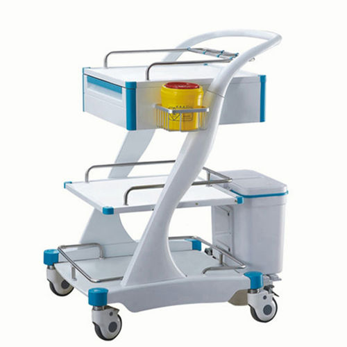 Carrello di emergenza - DP-HR-365 - Guangdong Dongpin Beauty & Medical Technology - per anestesia / ospedaliero / portarifiuti