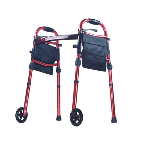 Deambulatore bariatrico - DP-SC4003KD - Guangdong Dongpin Beauty & Medical Technology - pieghevole / con sedile / ad altezza regolabile