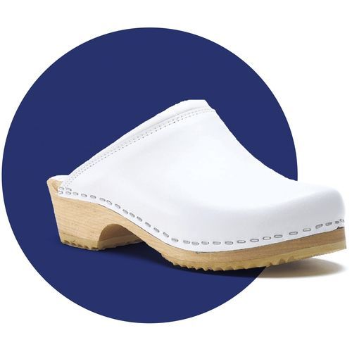Zoccolo unisex - ClassicKlog - Toffeln - antistatico / bianco