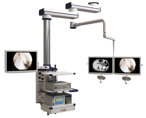 Braccio di distribuzione a soffitto - MEGA - Kenswick Medical - per anestesia / per terapia intensiva / articolato