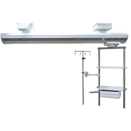 Trave tecnica a soffitto - HFP-C    - Shanghai Huifeng Medical Instrument - per terapia intensiva / modulare / con ripiani