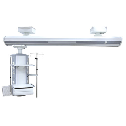 Trave tecnica a soffitto - HFP-E    - Shanghai Huifeng Medical Instrument - per terapia intensiva / modulare / con ripiani
