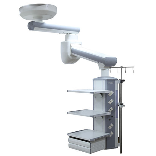 Braccio di distribuzione a soffitto - HFP-DS240/380   - Shanghai Huifeng Medical Instrument - per terapia intensiva / articolato / con colonne