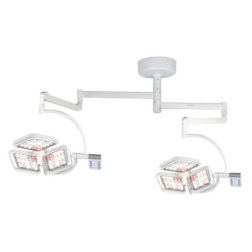 Lampada scialitica a soffitto - HF-L3+3C  - Shanghai Huifeng Medical Instrument - LED / 2 bracci / 110 V/60 Hz