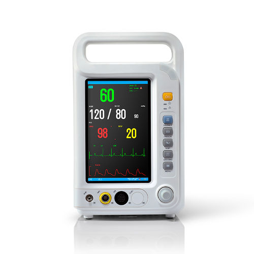 Monitor portatile per paziente - HF-8000A  - Shanghai Huifeng Medical Instrument - ECG / di frequenza respiratoria / di frequenza cardiaca