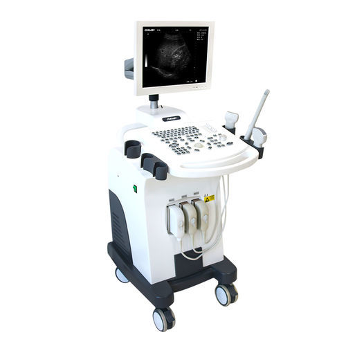 Ecografo su piattaforma - HF-370 - Shanghai Huifeng Medical Instrument - per ecografia multidisciplinare / in bianco e nero / 15 pollici