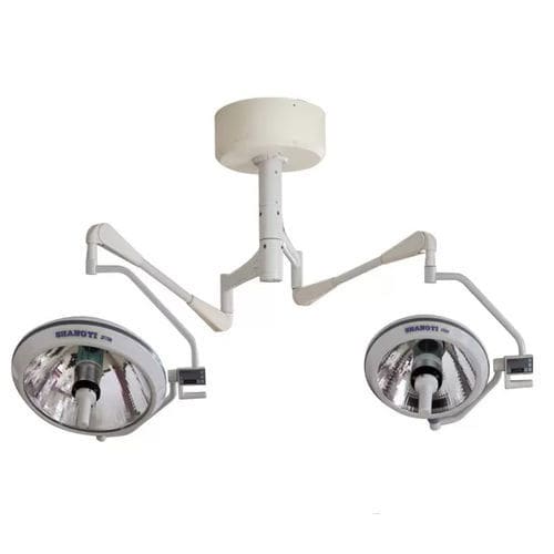Lampada scialitica a soffitto - ZF700/500 - Shanghai Huifeng Medical Instrument - alogena / 2 bracci / 110 V/60 Hz