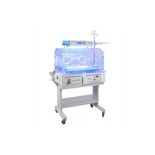 Incubatrice neonatale con rotelle - HFBIN-3000B - Shanghai Huifeng Medical Instrument - con bilancia / con 4 finestre operative