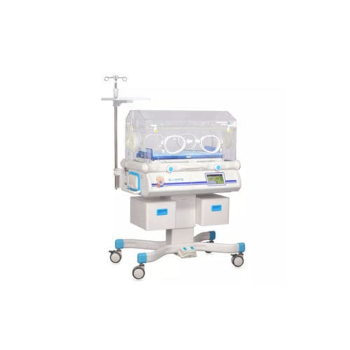Incubatrice neonatale con rotelle - HFBIN-4000B - Shanghai Huifeng Medical Instrument - con bilancia / con 4 finestre operative