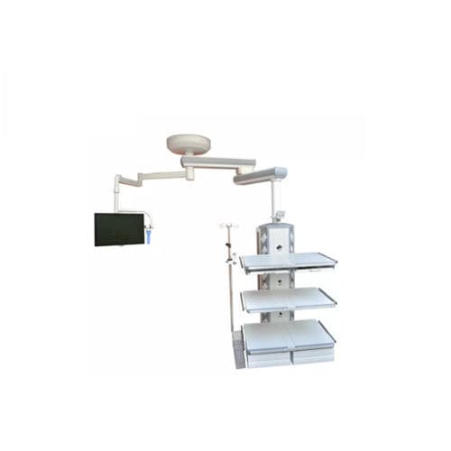 Braccio di distribuzione a soffitto - HFP-SS90/160 - Shanghai Huifeng Medical Instrument - per terapia intensiva / con ripiani / con braccio portamonitor