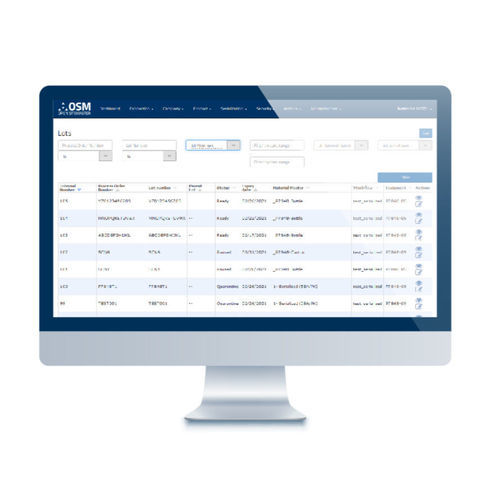 Software di scambio dati - OSM - Optel Vision - per l'industria farmaceutica / di gestione dati / con sistema di tracciatura