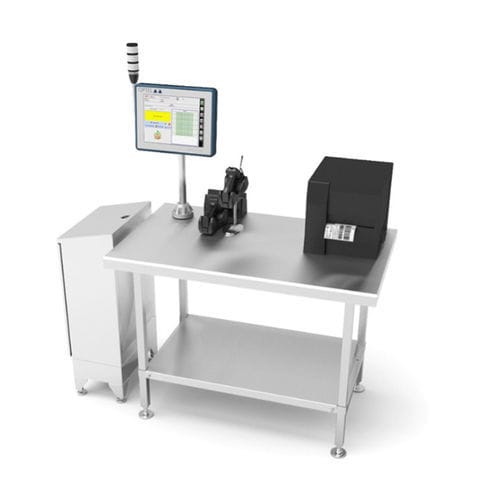 Sistema di confezionamento manuale - LINEMASTER™ - Optel Vision - a pavimento / per farmaci / per l'industria farmaceutica