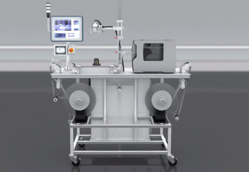 Sistema di ispezione ottico - Offline LabelTracker™ - Optel Vision - per industria farmaceutica / compatto
