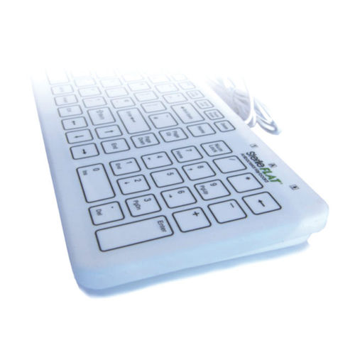 Tastiera medicale in silicone - SF09-02 - SterileFLAT - USB / antibatterica