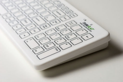 Tastiera medicale in silicone - SF09-02W - SterileFLAT - USB / antibatterica