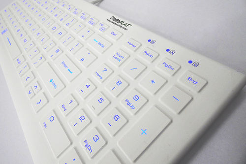 Tastiera medicale in silicone - SF20BL - SterileFLAT - USB / retroilluminata / ermetica