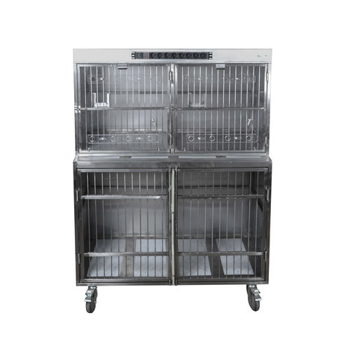 Gabbia veterinaria per gatti - 80393 - Vetbot - per cani / modulare / 4 scomparti