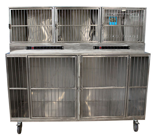Gabbia veterinaria per cani - 80517 - Vetbot - per gatti / modulare / in acciaio inossidabile