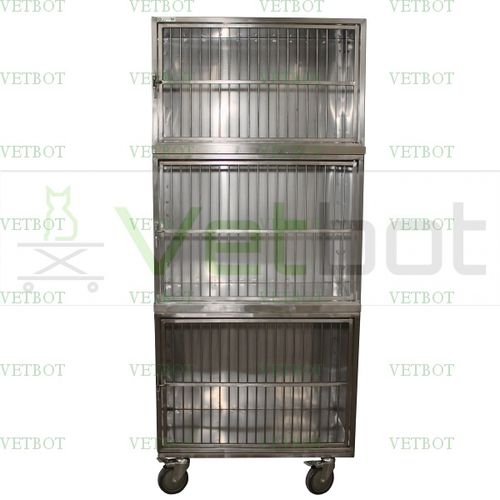 Gabbia veterinaria per cani - 80411  - Vetbot - per gatti / modulare / in acciaio inossidabile