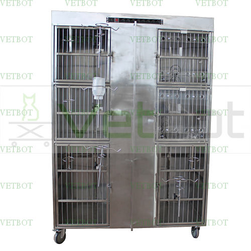 Gabbia veterinaria per gatti - 80505  - Vetbot - modulare / in acciaio inossidabile