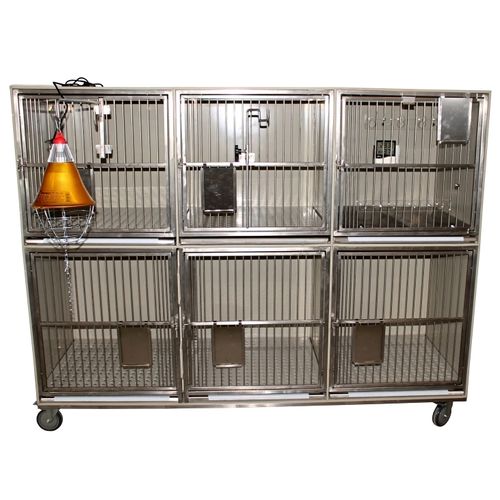 Gabbia veterinaria per cani - №80529  - Vetbot - modulare / 6 scomparti / in polipropilene