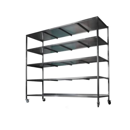 Rack per gabbie di animali - RB-1233  - Vetbot - in acciaio inossidabile / a ripiani
